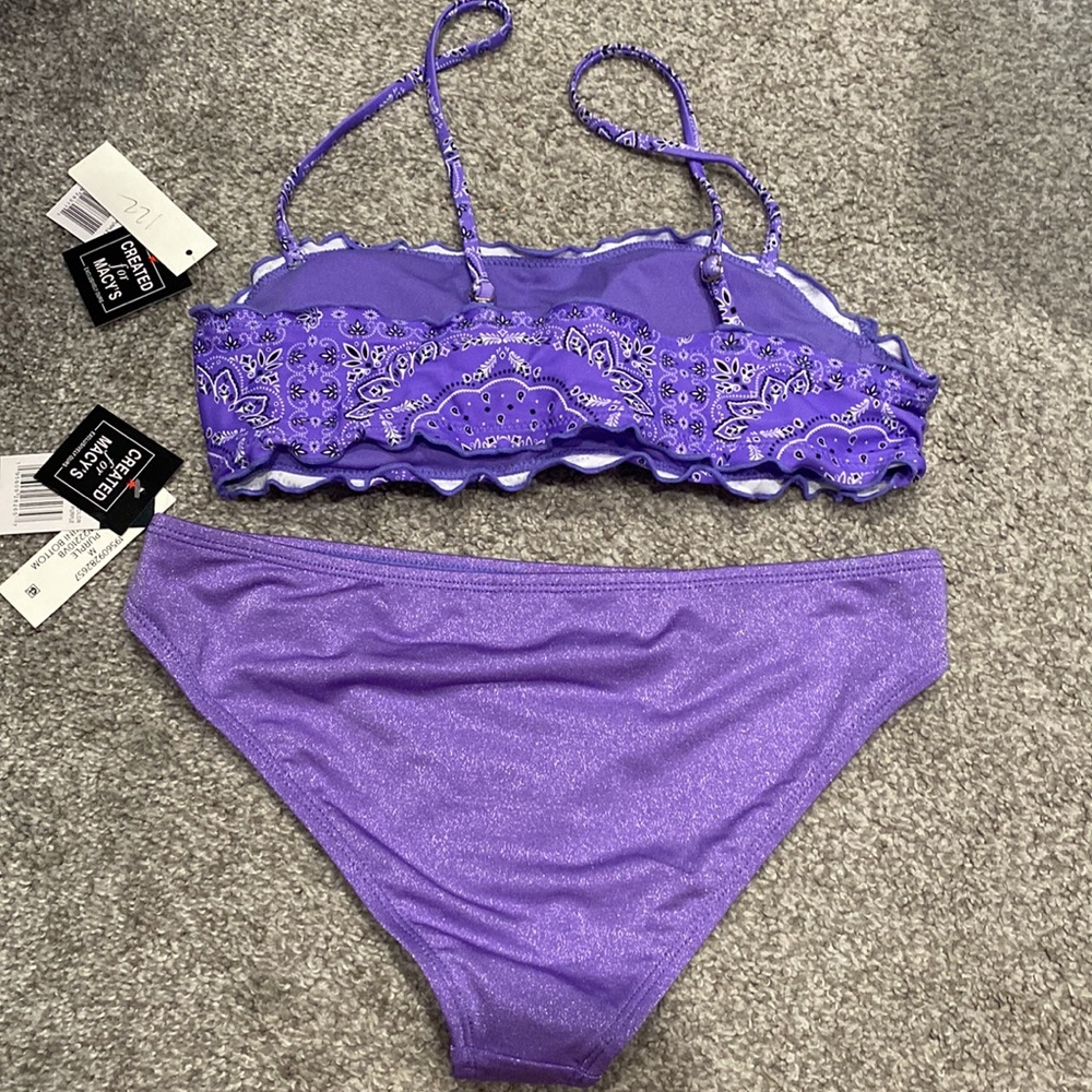 2 pc bikini California waves size medium - Picture 2 of 7